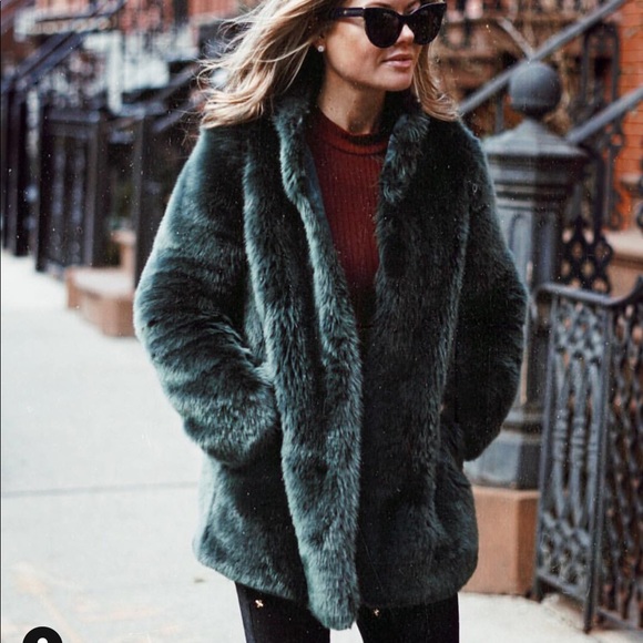aritzia fur coat
